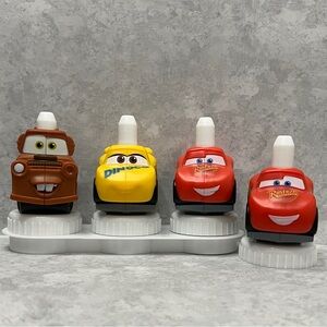 Good 2 Grow Disney Cars Lightening McQueen, Dinoco and Mater Juice Toppers